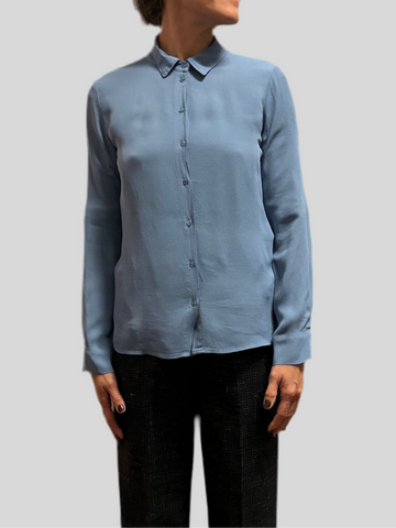 Flirt light blue viscose shirt