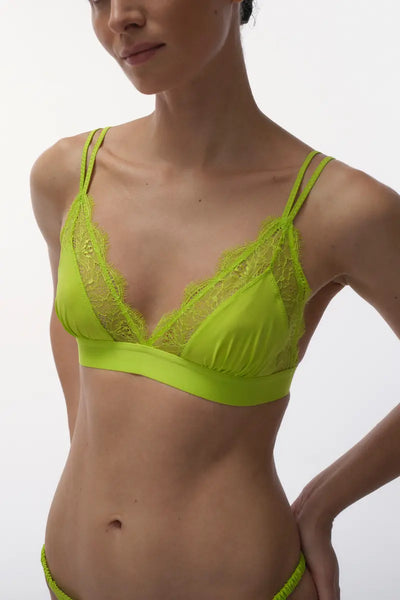 Love Stories Love Lace Lime bralette