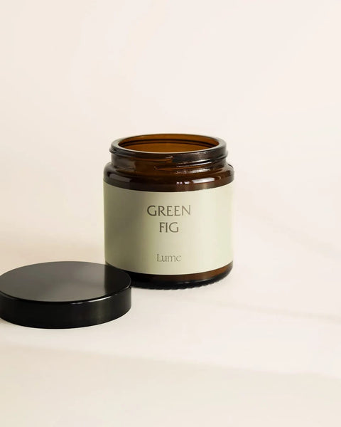 Lume Green fig small candle