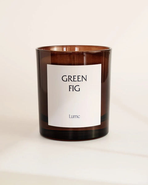 Lume Green fig big candle