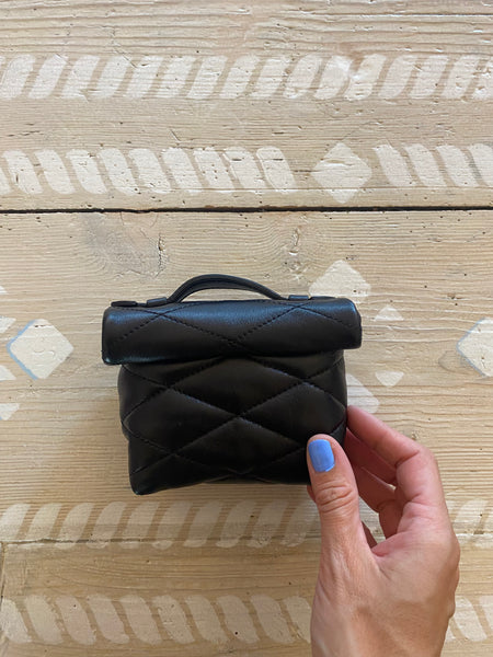 Gava Vitto bag XS black quilted
