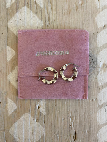 Argentoblu Sophia small earrings - rhodium plated silver 