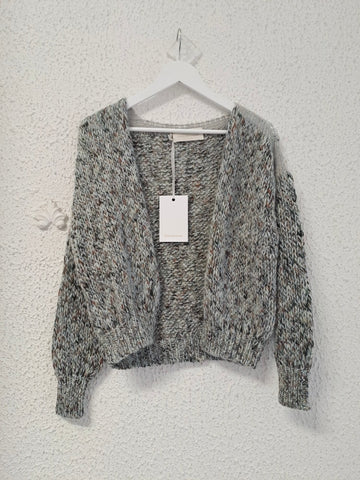 Chiara Bertani melange ice cardigan