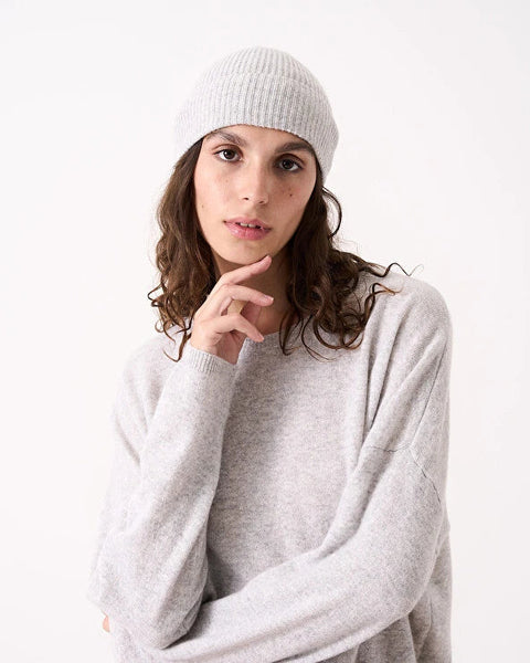 Absolut Cashmere Maeve Light Grey beanie