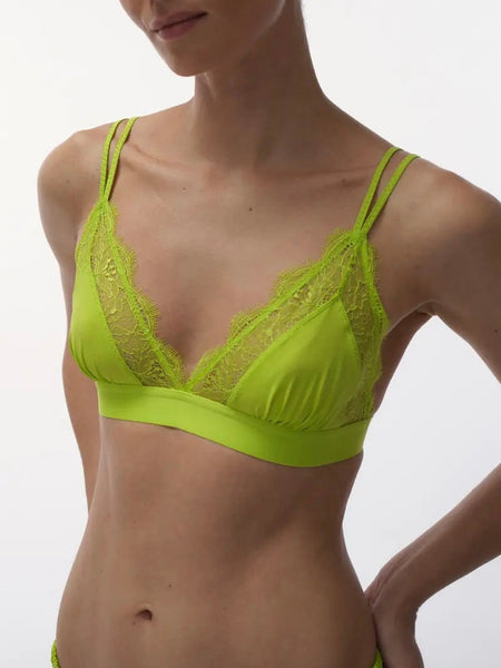 SPECIAL PRICE * Love Stories Love Lace lime bralette