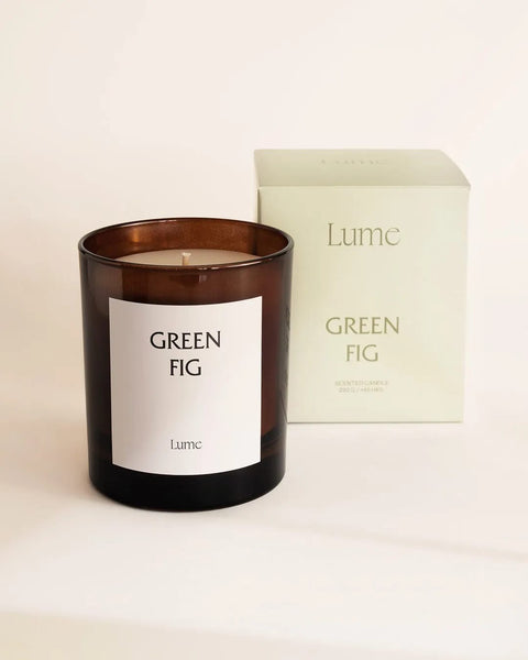 Lume Green fig big candle