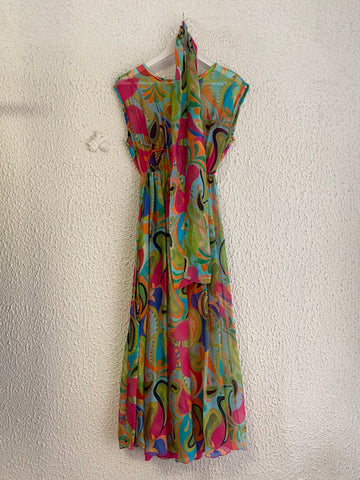 Flirt multicolored long dress