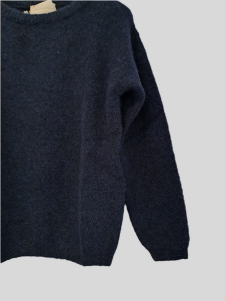 Chiara Bertani navy blue sweater