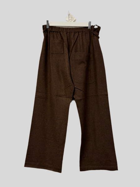 Phisique Du Role brown flannel trousers