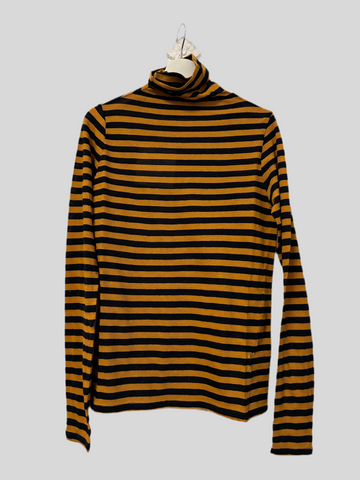 Phisique Du Role striped sweater bronze - blue