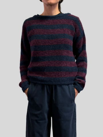 Chiara Bertani striped sweater