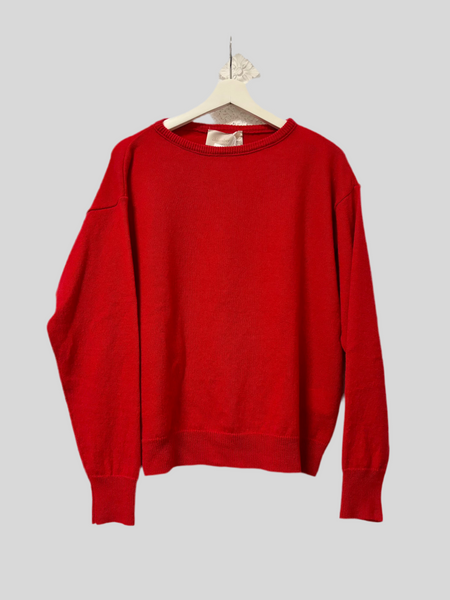 Chiara Bertani red sweater