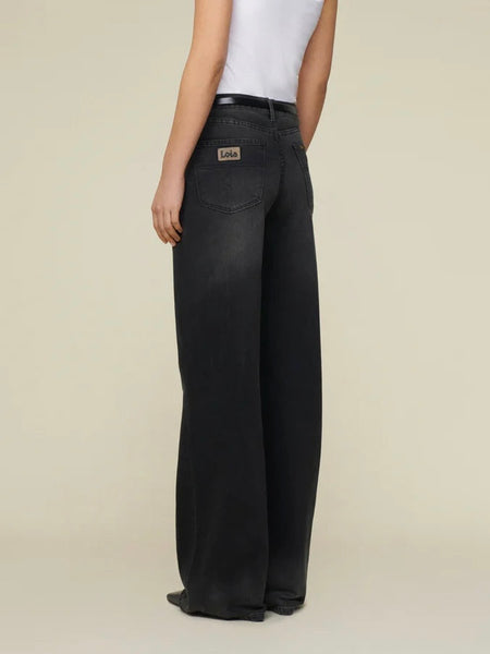 Lois Skater Loose Cole Stone black jeans