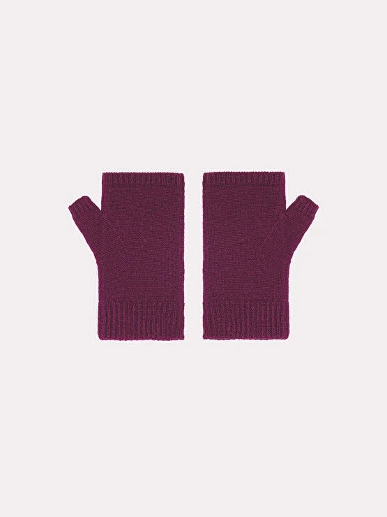 Absolut Cashmere Kian Eggplant gloves