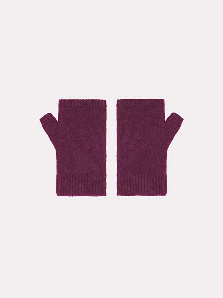 Absolut Cashmere Kian Eggplant gloves