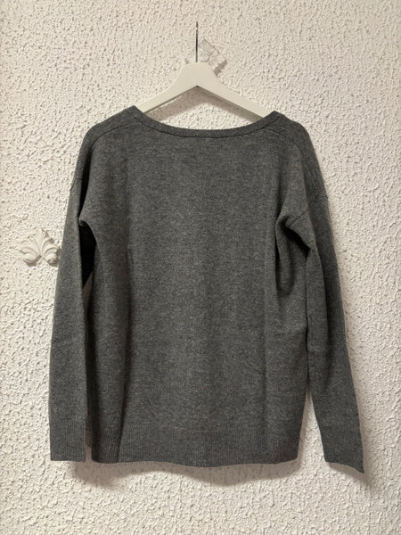 Absolut Cashmere Antigone Grey cardigan