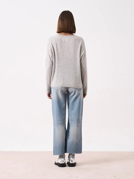 Absolut Cashmere Wexforg Cornflower / Grey sweater