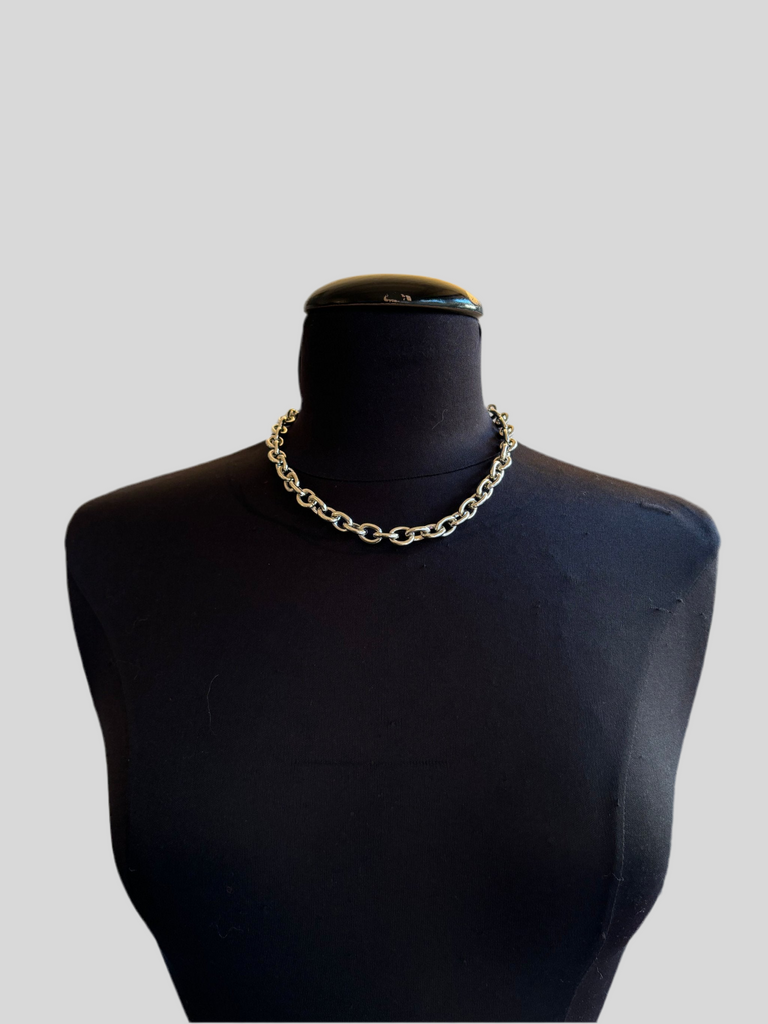 Emmevi aluminum chain necklace