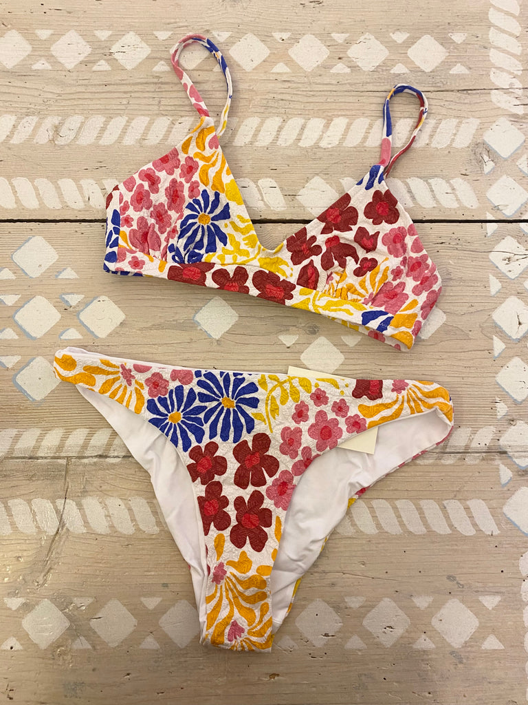 Mimi à la Mer Federica white flower bikini