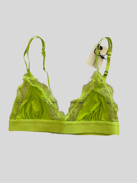 SPECIAL PRICE * Love Stories Love Lace lime bralette