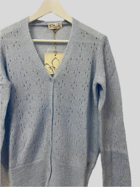 Flirt light blue cardigan