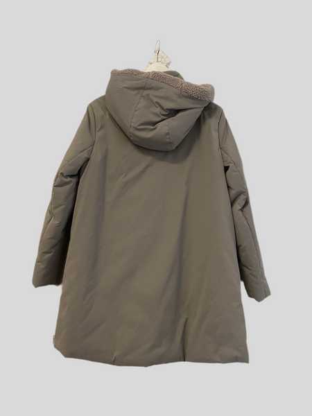 Flirt taupe nylon jacket