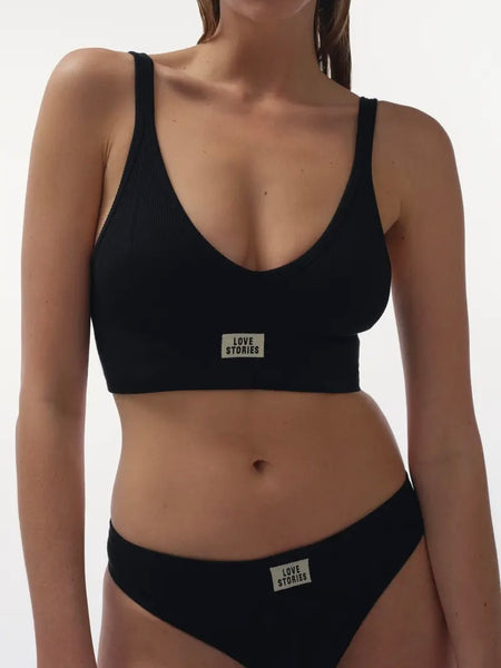 Love Stories Posey Black bralette