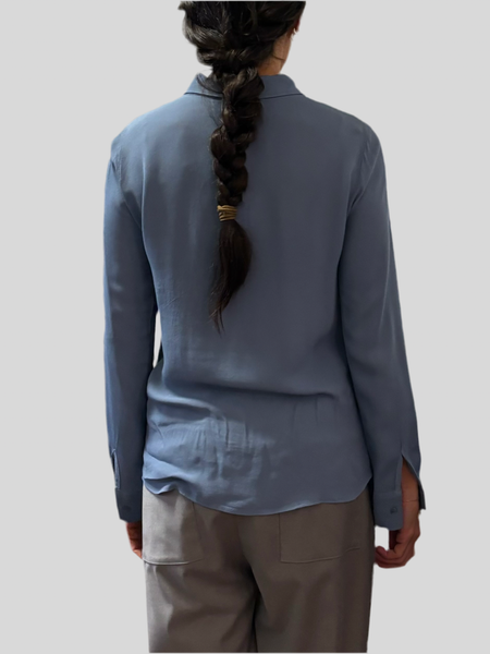 Flirt light blue viscose shirt