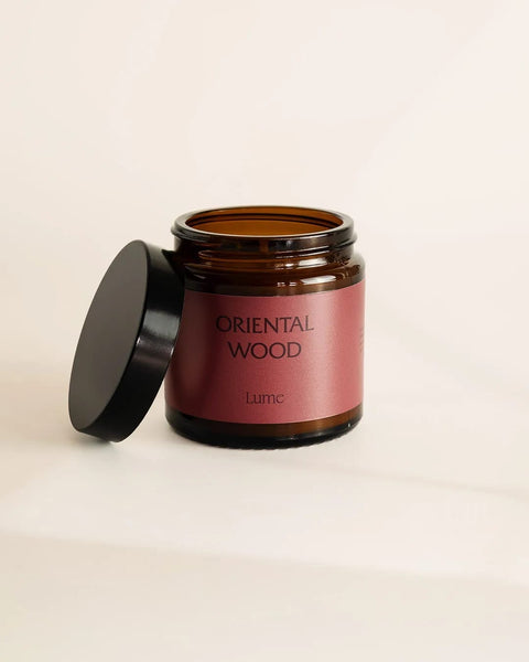 Lume Oriental wood small candle