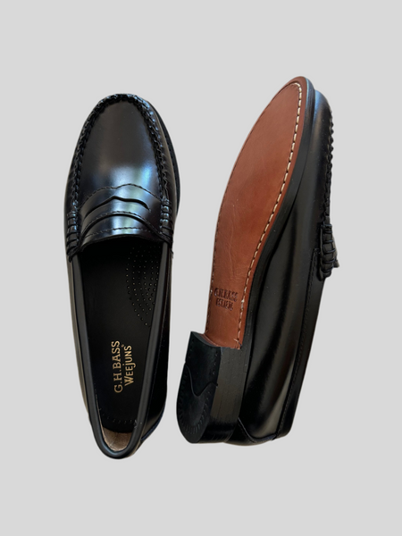 G.H. Bass Weejun Penny Black loafers