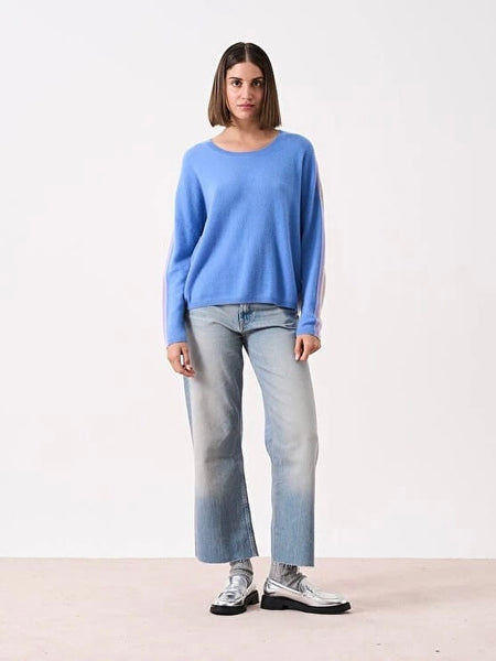 Absolut Cashmere Wexforg Cornflower / Grey sweater