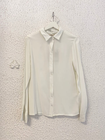 Flirt white viscose shirt