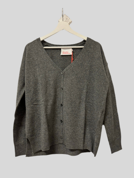 Absolut Cashmere Antigone Grey cardigan