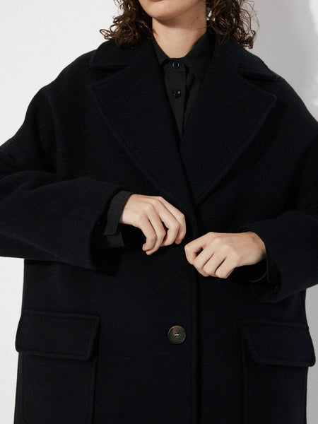 Rita Row Monestero dark blue coat