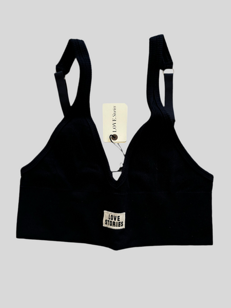 Love Stories Posey Black bralette