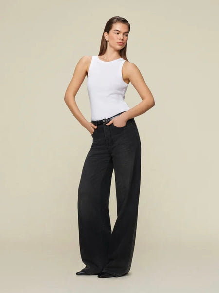 Lois Skater Loose Cole Stone black jeans