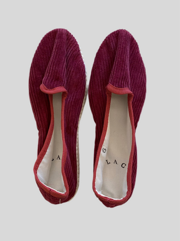 SPECIAL PRICE * LAC grape velvet Friulane shoes