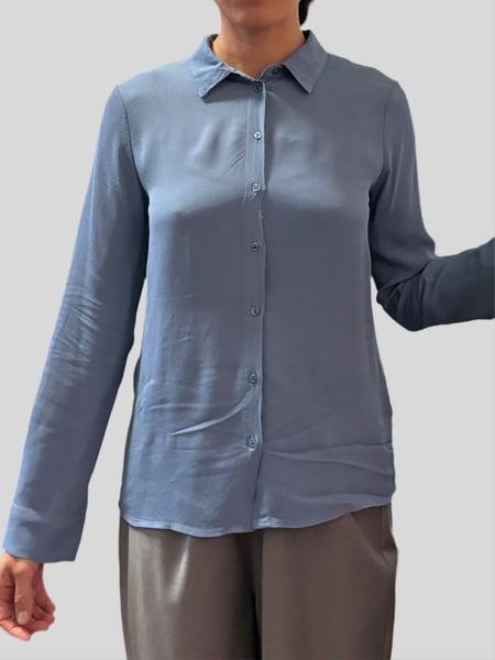 Flirt light blue viscose shirt