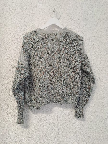 Chiara Bertani melange ice cardigan