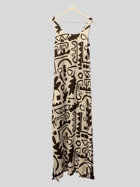 SPECIAL PRICE * Phisique Du Role long patterned dress