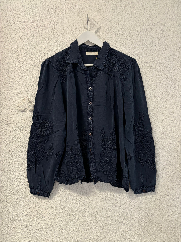 Maison Hotel Ariana shirt - Indigo Blue