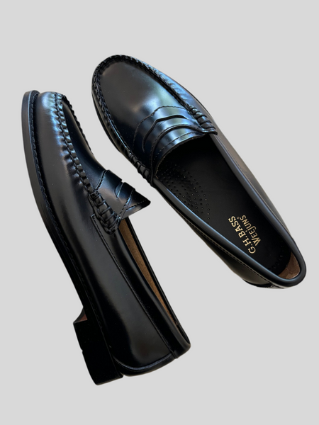 G.H. Bass Weejun Penny Black loafers