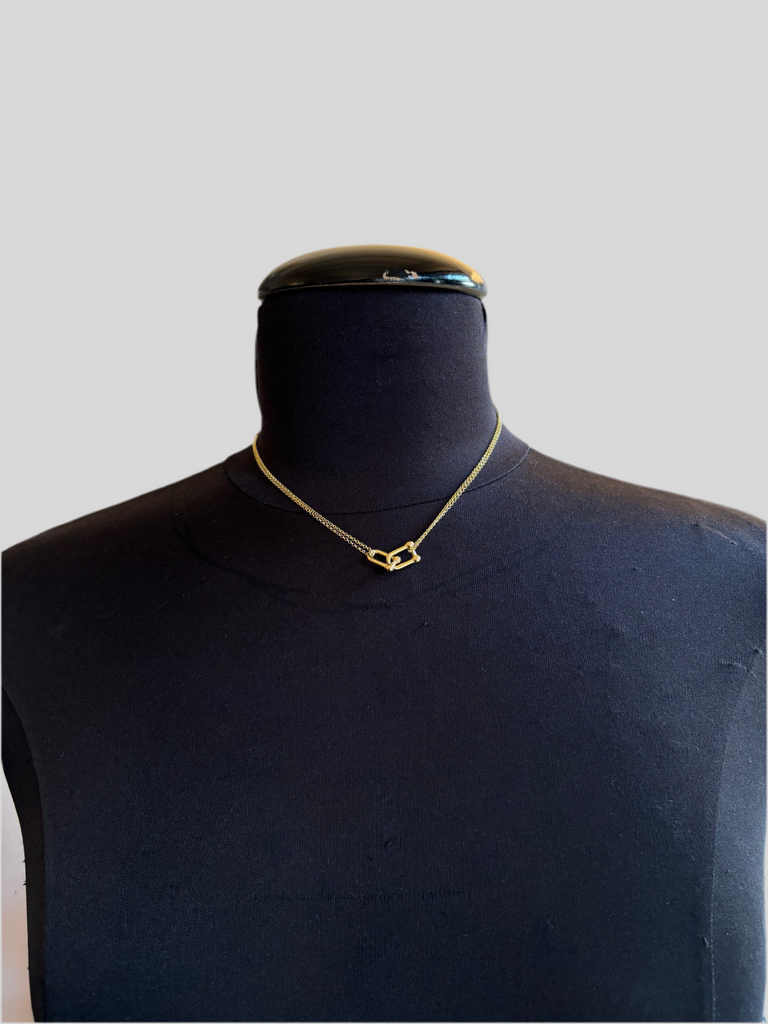 Emmevi gold link necklace