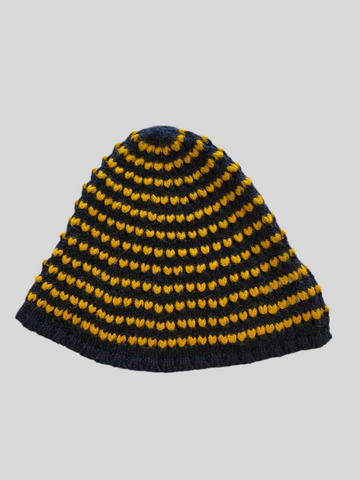 SPECIAL PRICE * Phisique Du Role yellow and blue beanie