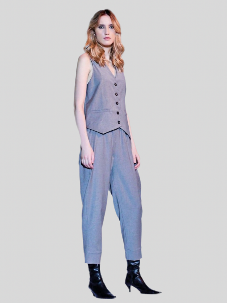 Flirt grey flannel trousers