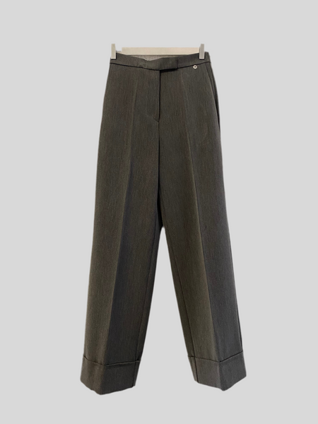 Flirt wide grey trousers