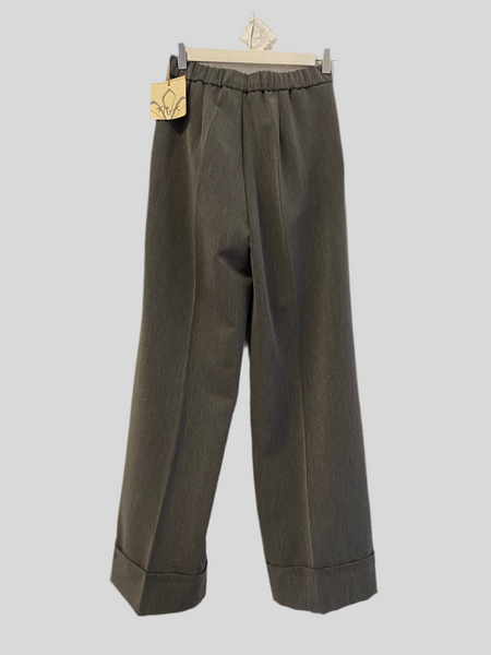 Flirt wide grey trousers