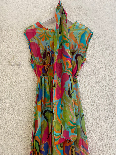 Flirt multicolored long dress