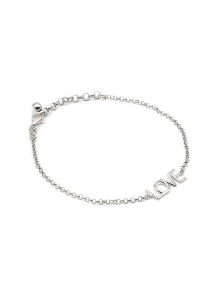 Ilaria Ludovici Love silver bracelet