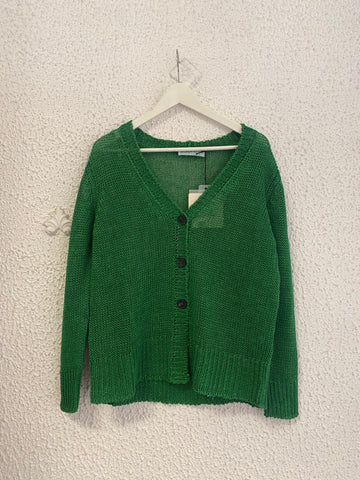 SPECIAL PRICE * Phisique Du Role green linen cardigan